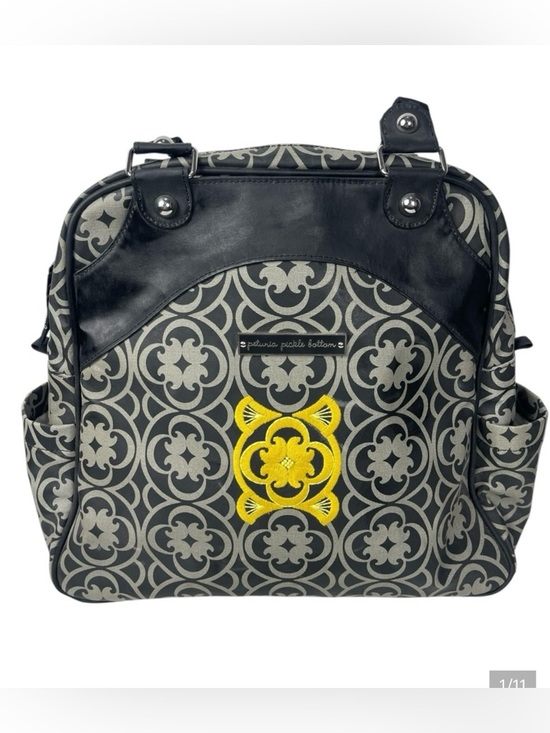 Petunia Pickle Bottom Handbags - Petunia Pickle Bottom Baby Diaper Bag Black Grey